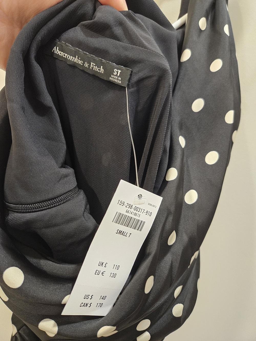 Abercrombie & Fitch Polka Dot Formal Maxi Dress - Picture 5 of 10